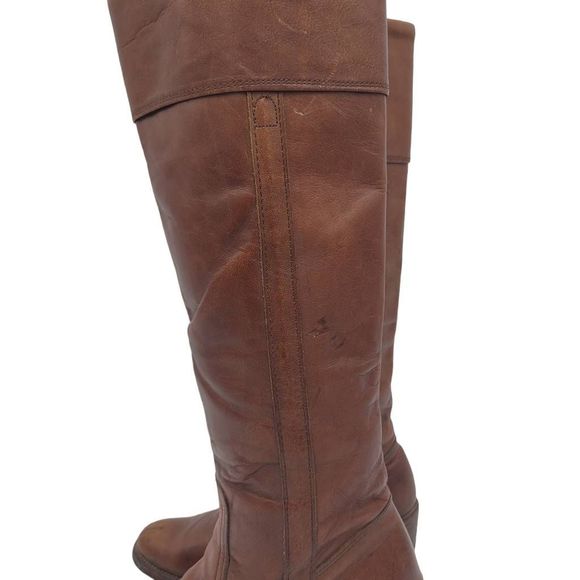 Vintage 1970s Frye Jane Cuff Boots - Picture 5 of 16